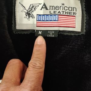 Men's medium leather jacket